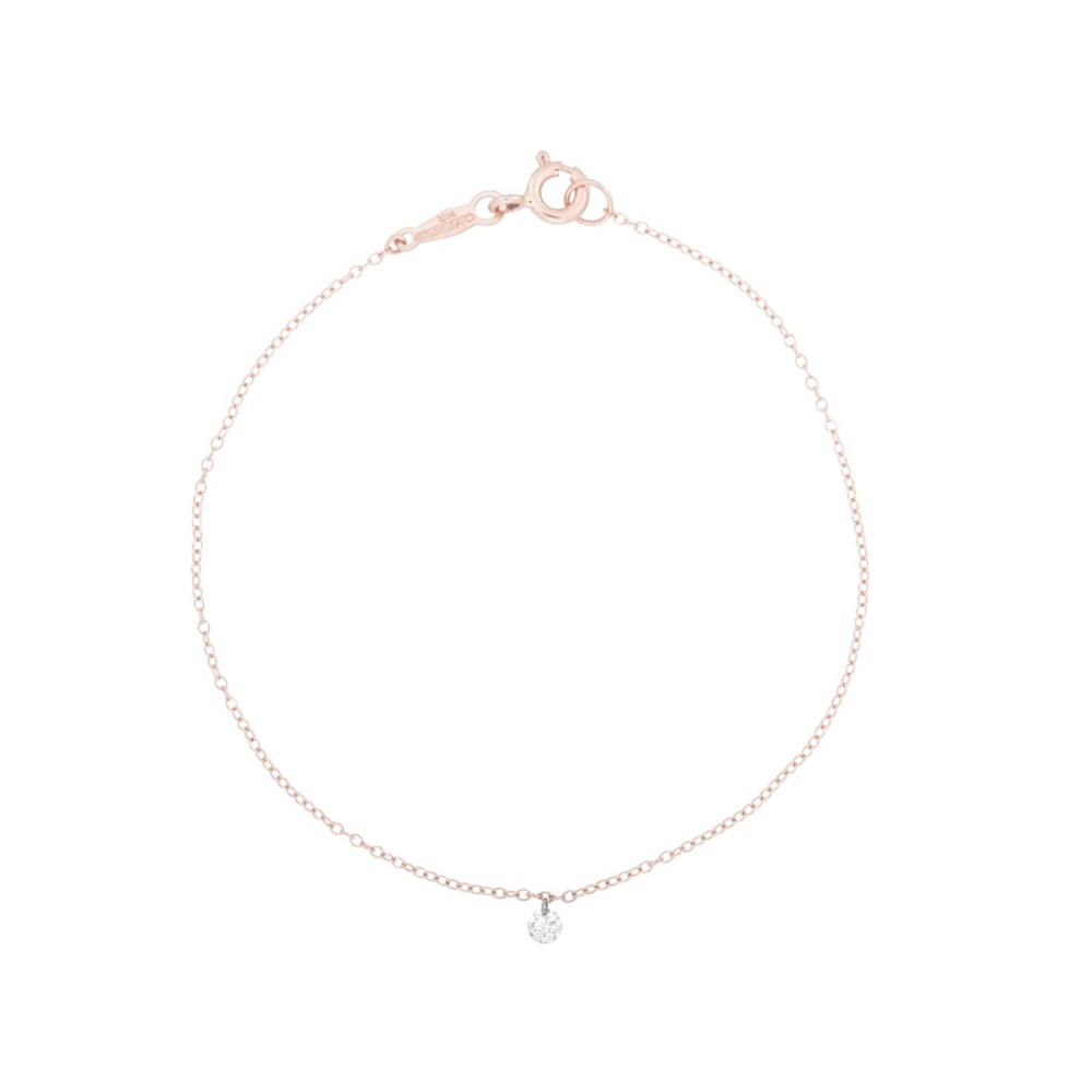 ✨Catbird Diamond Pinprick Bracelet Yellow Gold 6.5” ✨